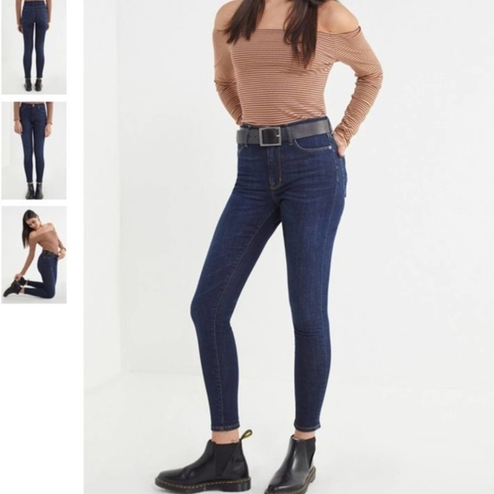 NEW WITH TAGS SZ 34 1X BDG Twig High-Rise‎ Skinny Jean